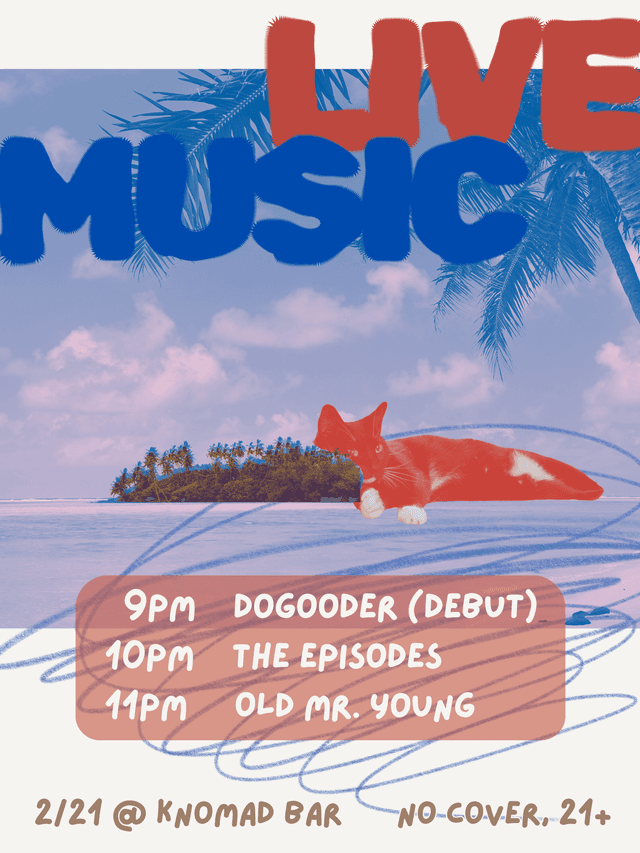 Knomad Bar flier